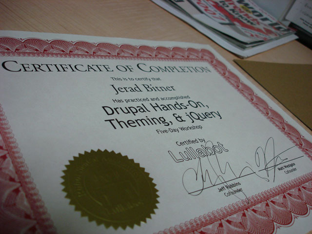 Lullabot Drupal Certification