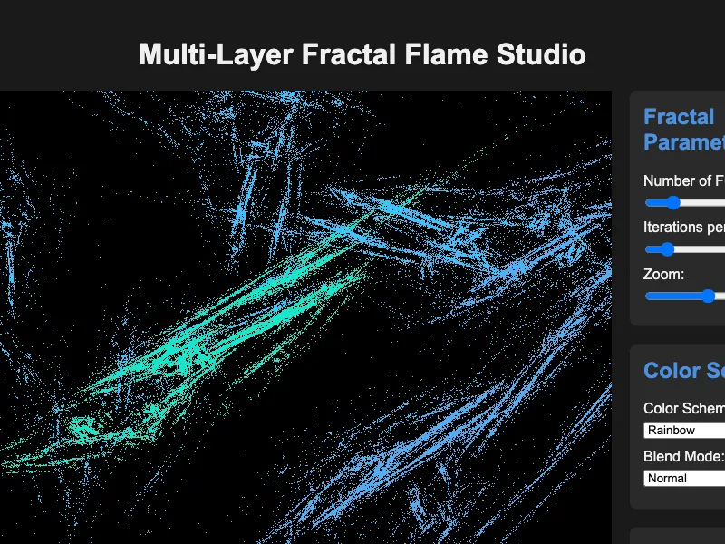Multi-Layer Fractal Flame Studio