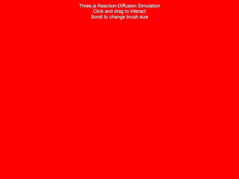 Reaction-Diffusion Simulation