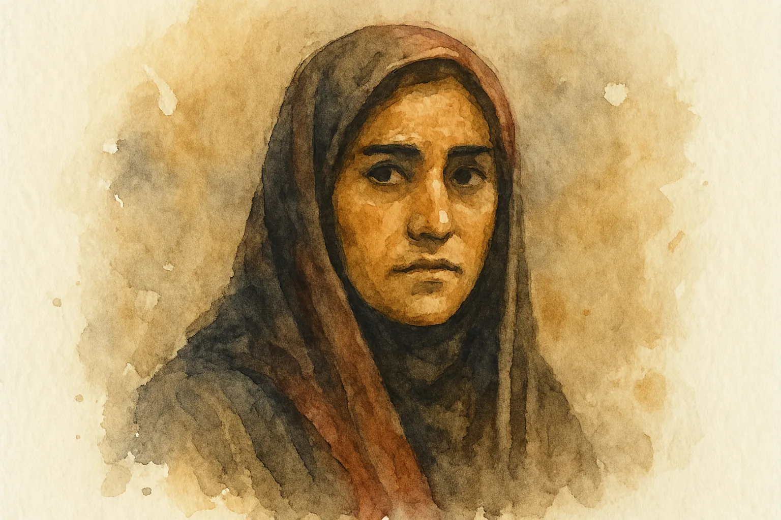 Panel 2: Woman's gaze