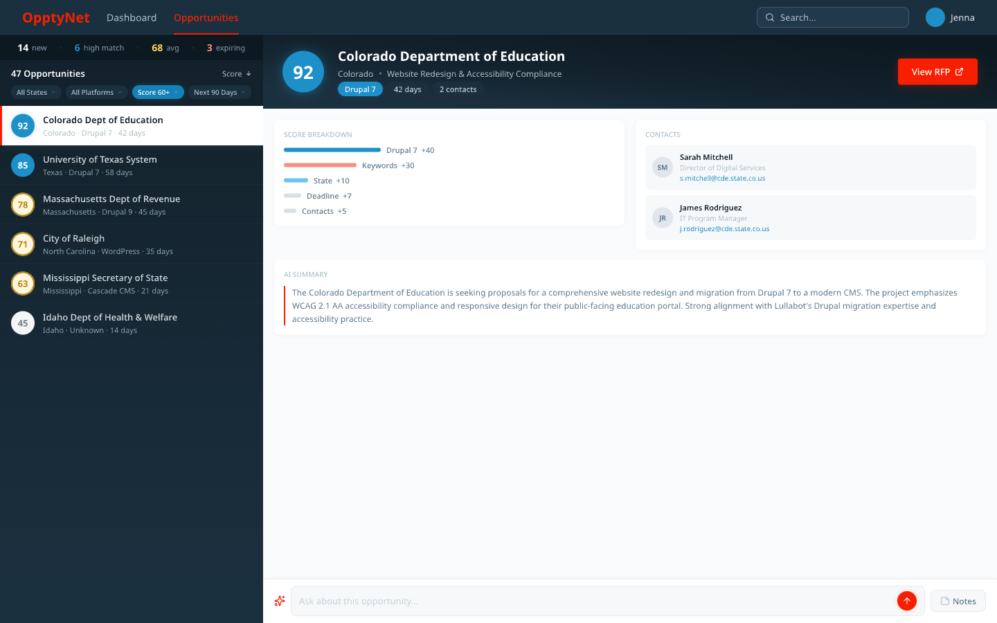 OpptyNet V7 — polished